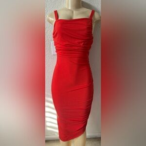 Sofia by Sofia Vergara Strapless Red Dress bodycon sexy party night out
